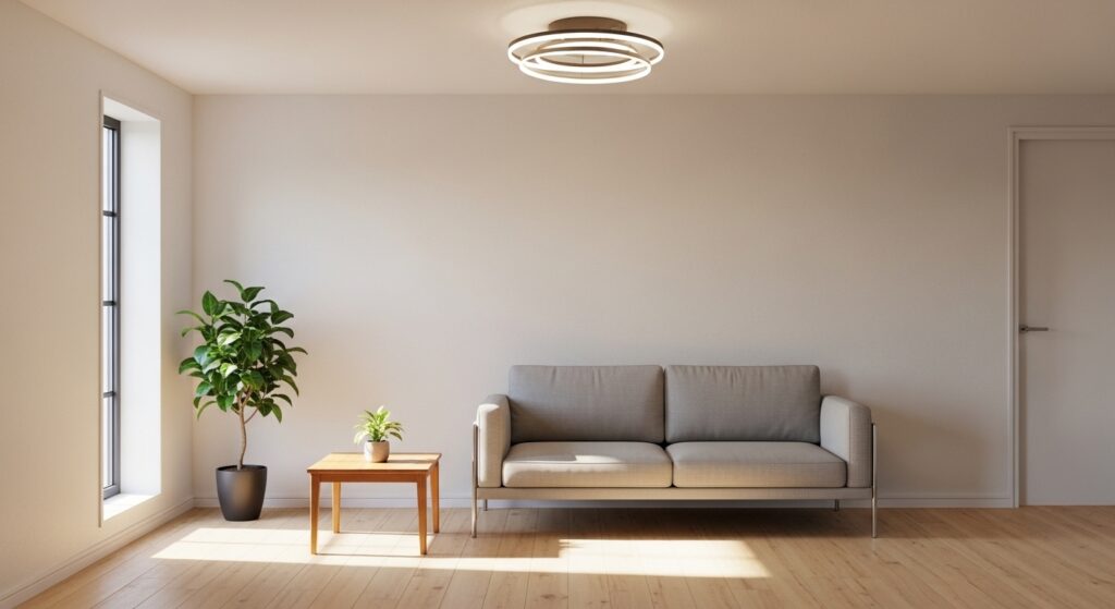 物が散らかっていない整ったリビング