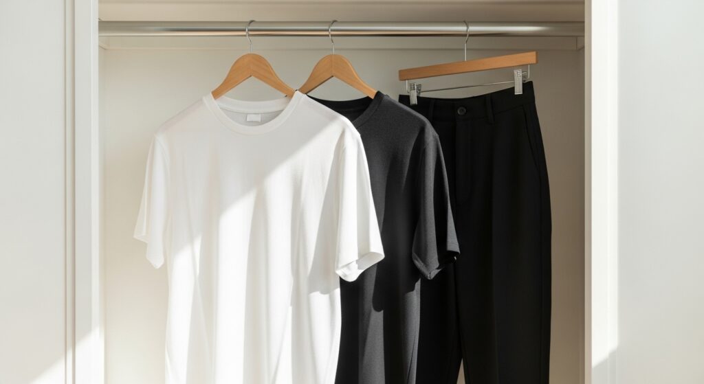 私服の制服化で余白ができたクローゼット