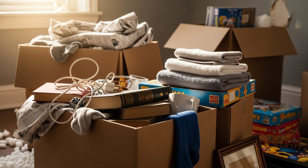 捨てられなくて溜まった大量のモノ